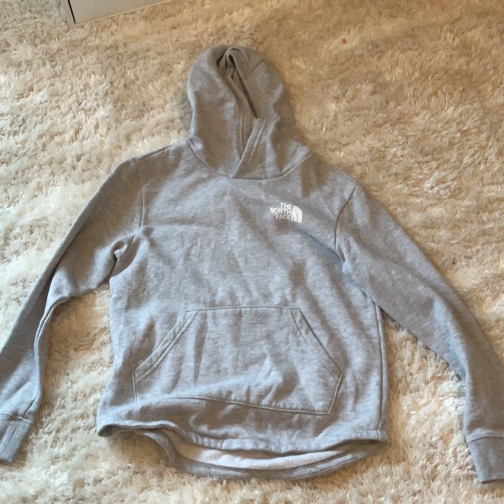 The North Face Light Gray Pullover Hoodie